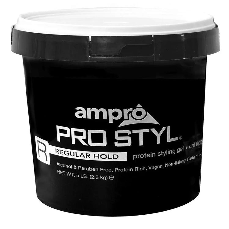 Ampro Styling Gel Protein Black Regular by AMPRO