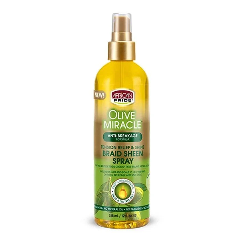 African Pride Braid Sheen - Olive Oil 12 oz. by AFRICAN PRIDE