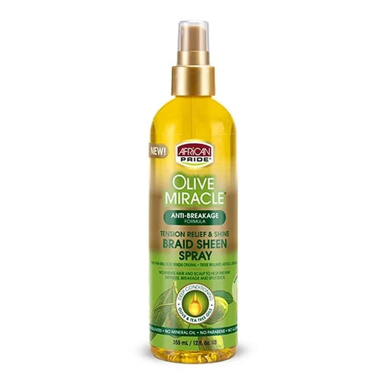 African Pride Braid Sheen - Olive Oil 12 oz. by AFRICAN PRIDE