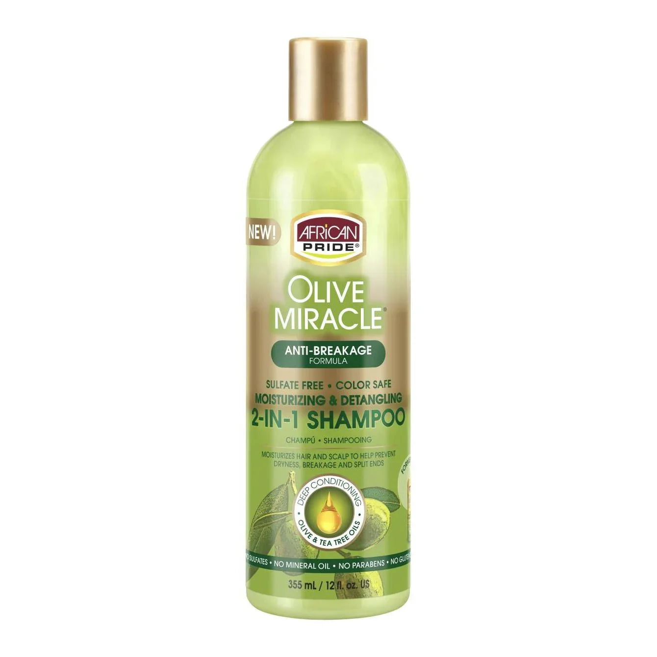 African Pride Olive Miracle 2 In 1 Shampoo Conditioner by AFRICAN PRIDE