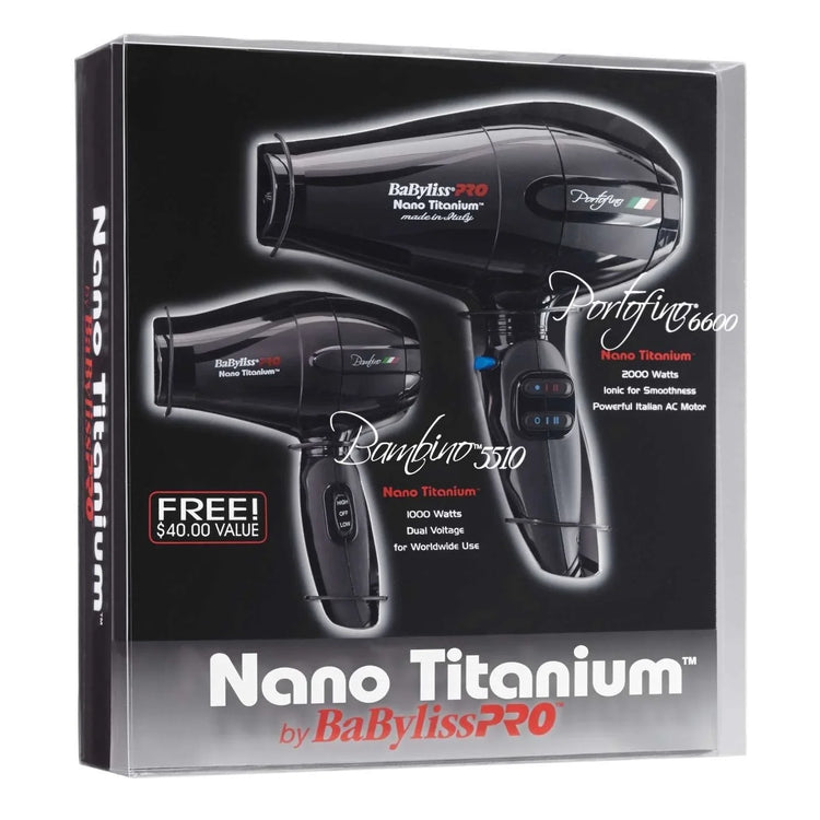 Babyliss Nano Titanium Dryer Prepack Portofino Bambino by BABYLISS
