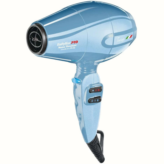Babyliss Nano Titanium Torino Mid Size Dryer Blue by BABYLISS