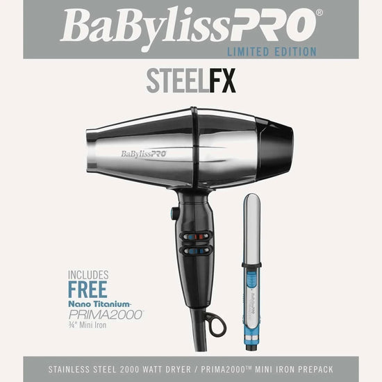 Babylisspro Dryer Steelfx Prima 2000 Mini Iron by BABYLISS