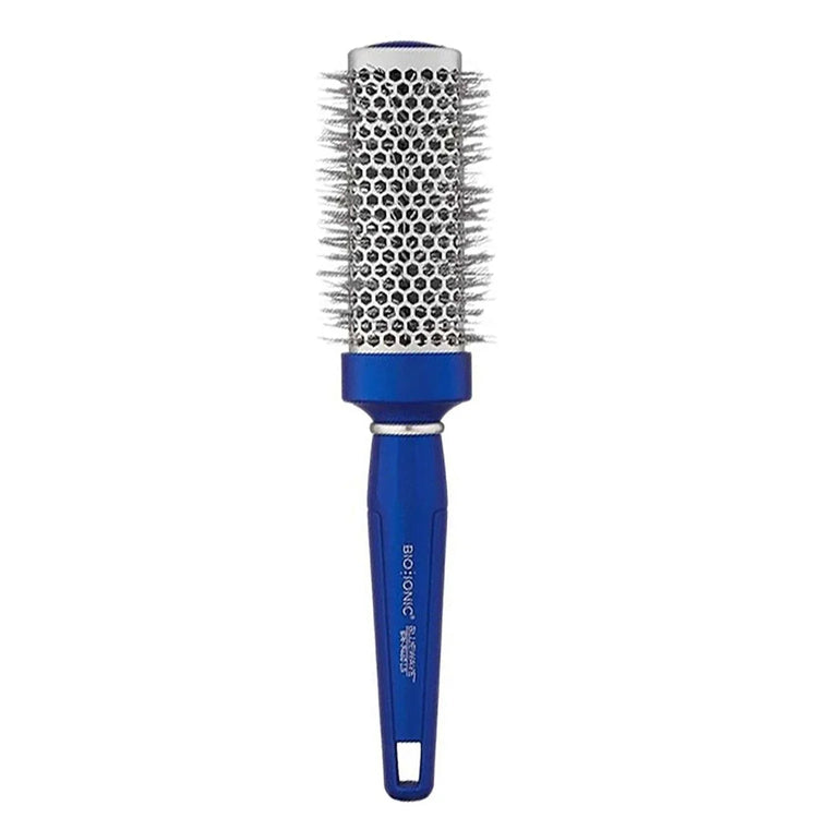 Bio Ionic Bluewave brush large, a high-quality heated styling brush for smooth and detangled hair.