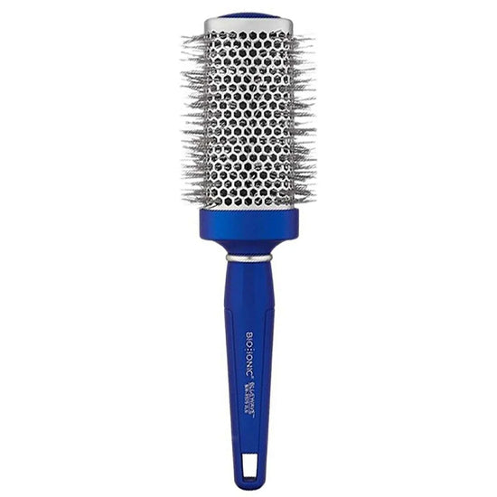 extra large blue wave hair brush for thick voluminous styling and easy cleaning.