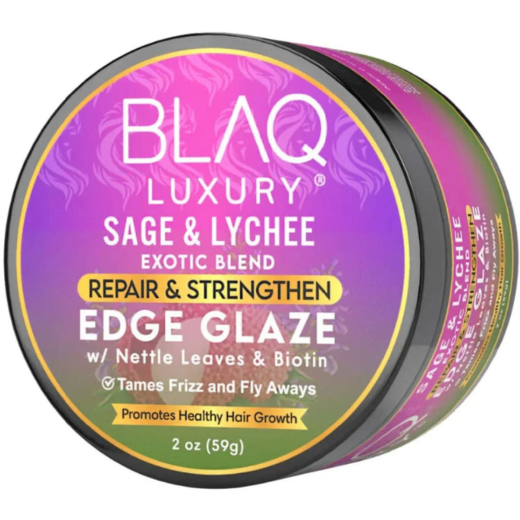 Blaq Luxury Sage & Lychee Exotic Blend Edge Glaze 2 Oz (Pack Of 2) by Blaq