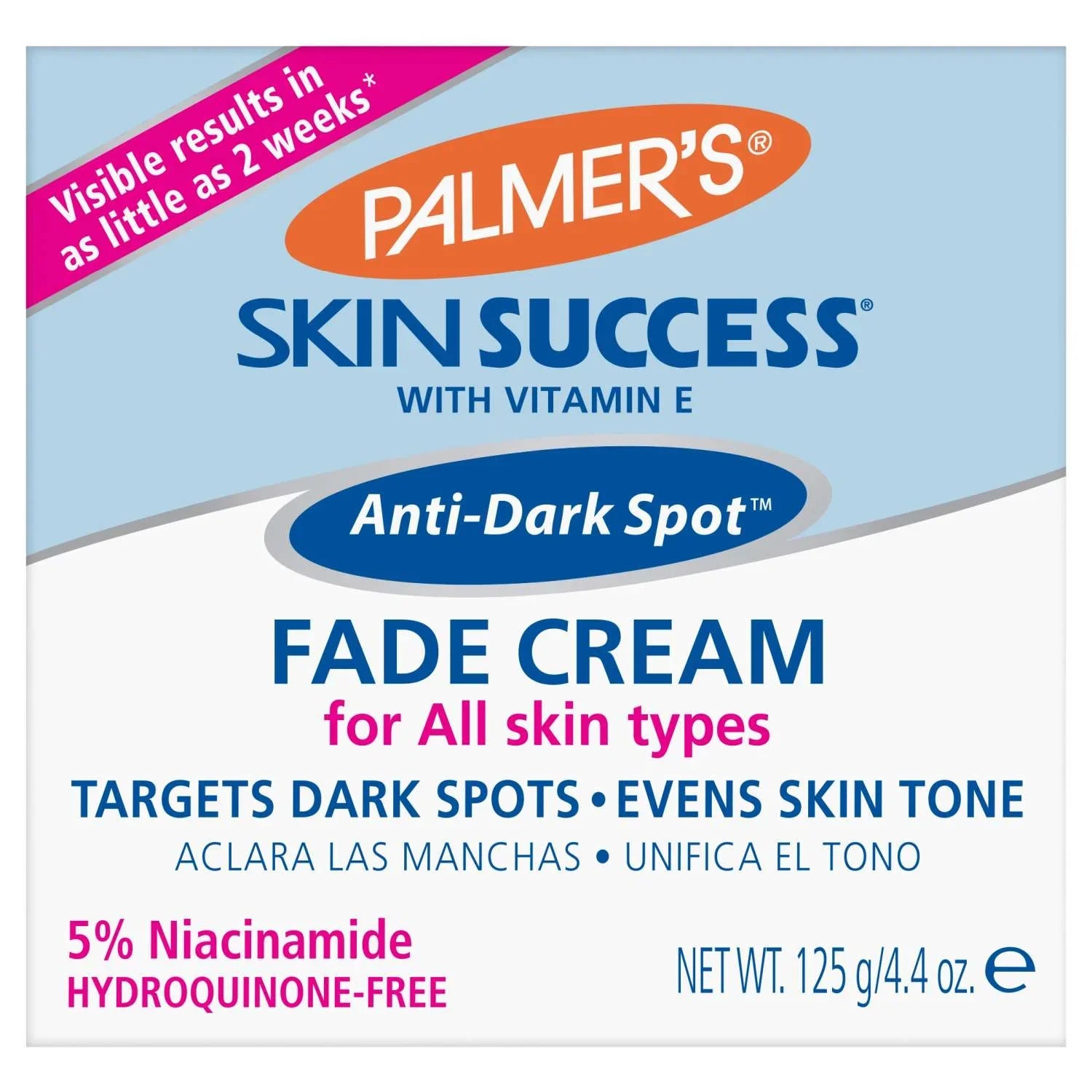 Palmers Skin Care Success Fade Cream All Skin Care Types by Skin Care Success
