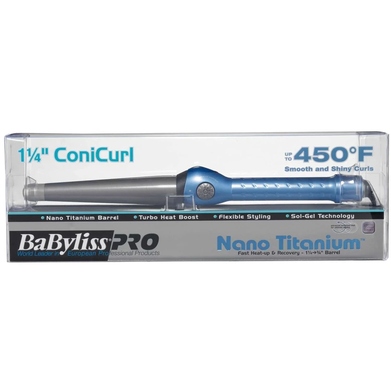 Babylisspro Nano Titanium Conicurl Iron by BABYLISS