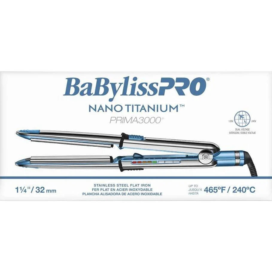 Babylisspro Nano Titanium Prima3000 Ionic Straightener by BABYLISS