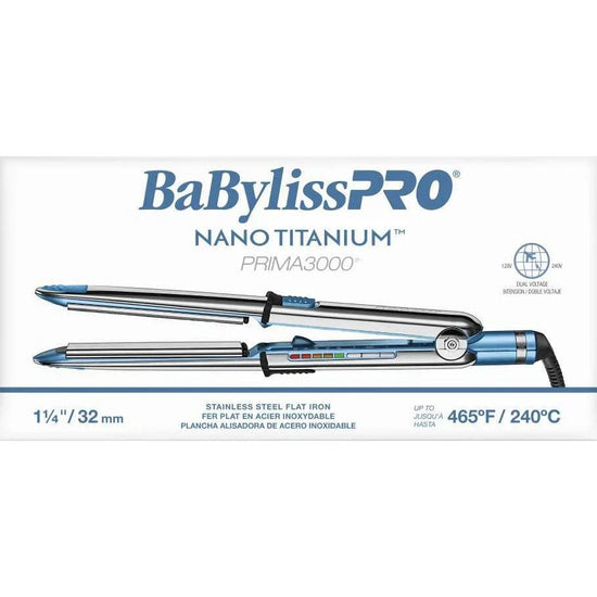 Babylisspro Nano Titanium Prima3000 Ionic Straightener by BABYLISS