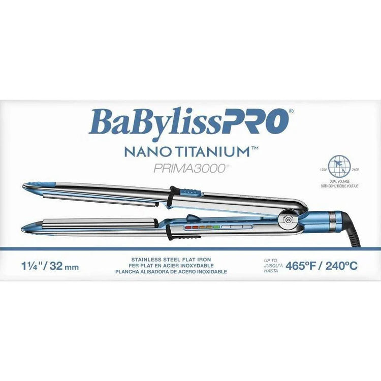 Babylisspro Nano Titanium Prima3000 Ionic Straightener by BABYLISS