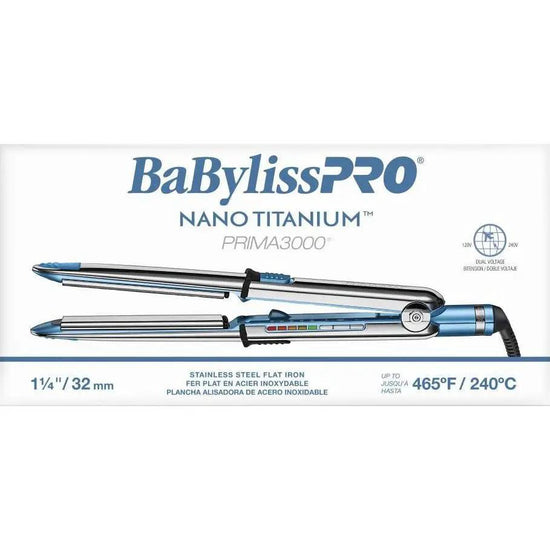 Babylisspro Nano Titanium Prima3000 Ionic Straightener