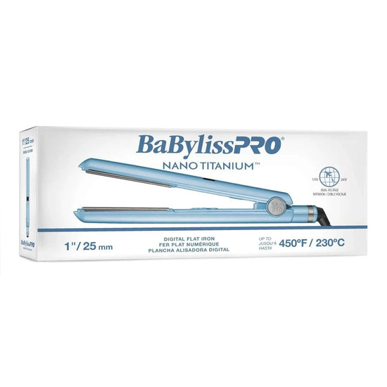 Babylisspro Nano Titanium Digital Straightener 1" by BABYLISS