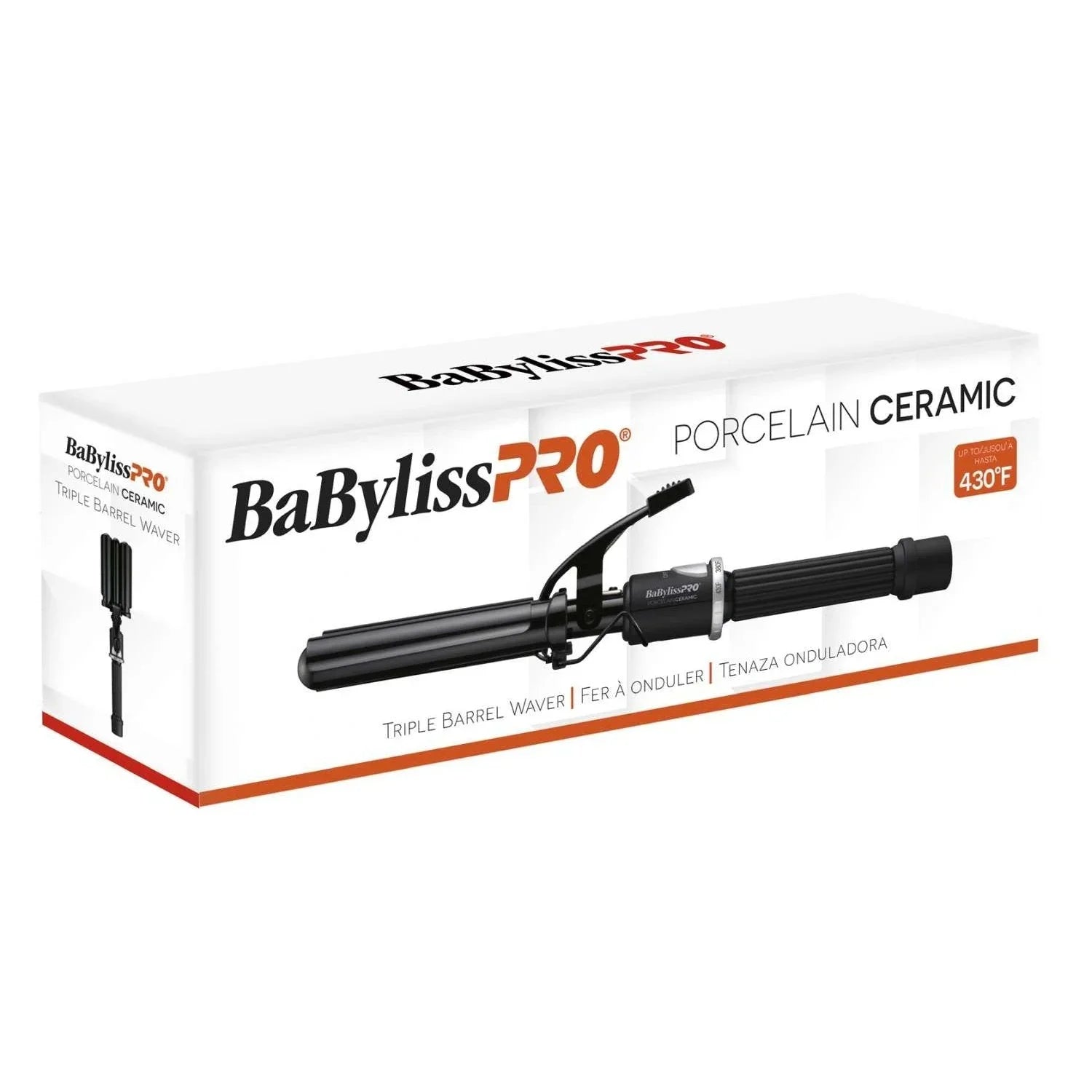Babylisspro Porcelain Cermaic Triple Barrel Waver by BABYLISS