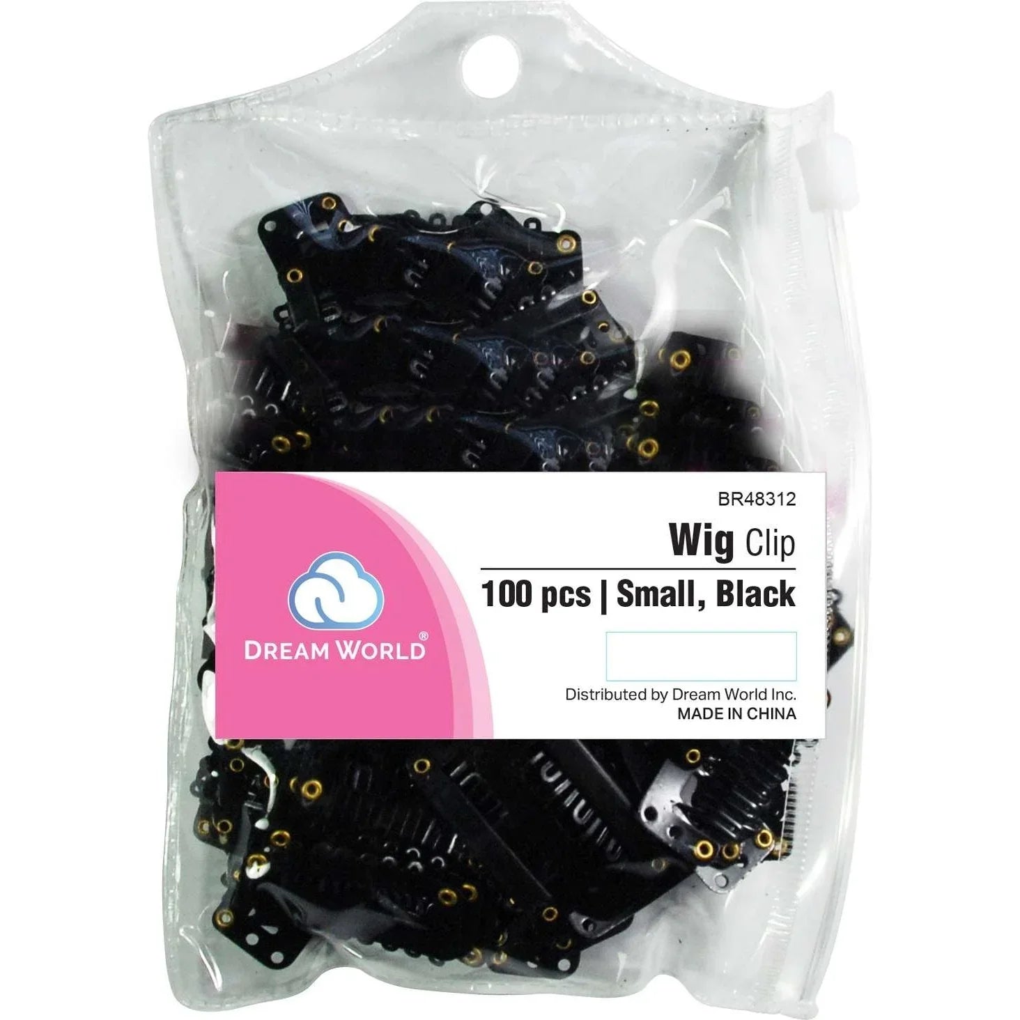 Brittny Wig Clip 100Pc Black by BRITTNY