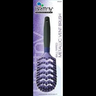 Brittny Brush Metallic Purple Vent 9 Row Tip by BRITTNY