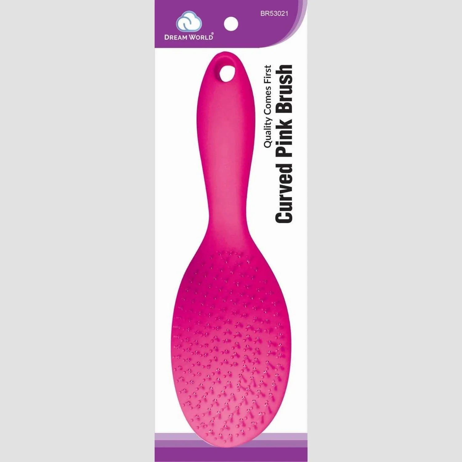 Brittny Brush Curved Pink by BRITTNY