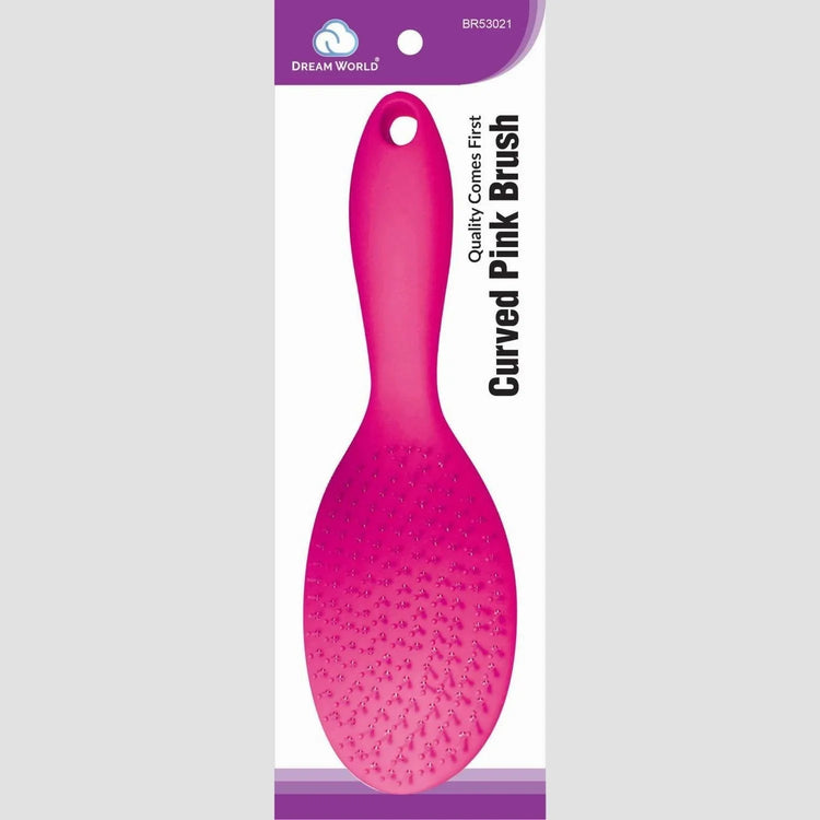 Brittny Brush Curved Pink by BRITTNY