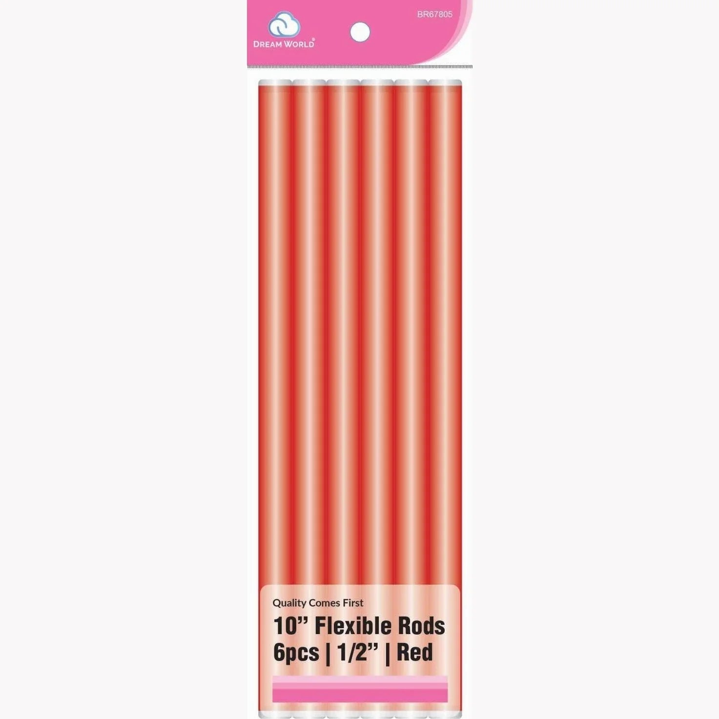 Brittny Rod Flex 10 Red 6Ct - 0.5 by BRITTNY