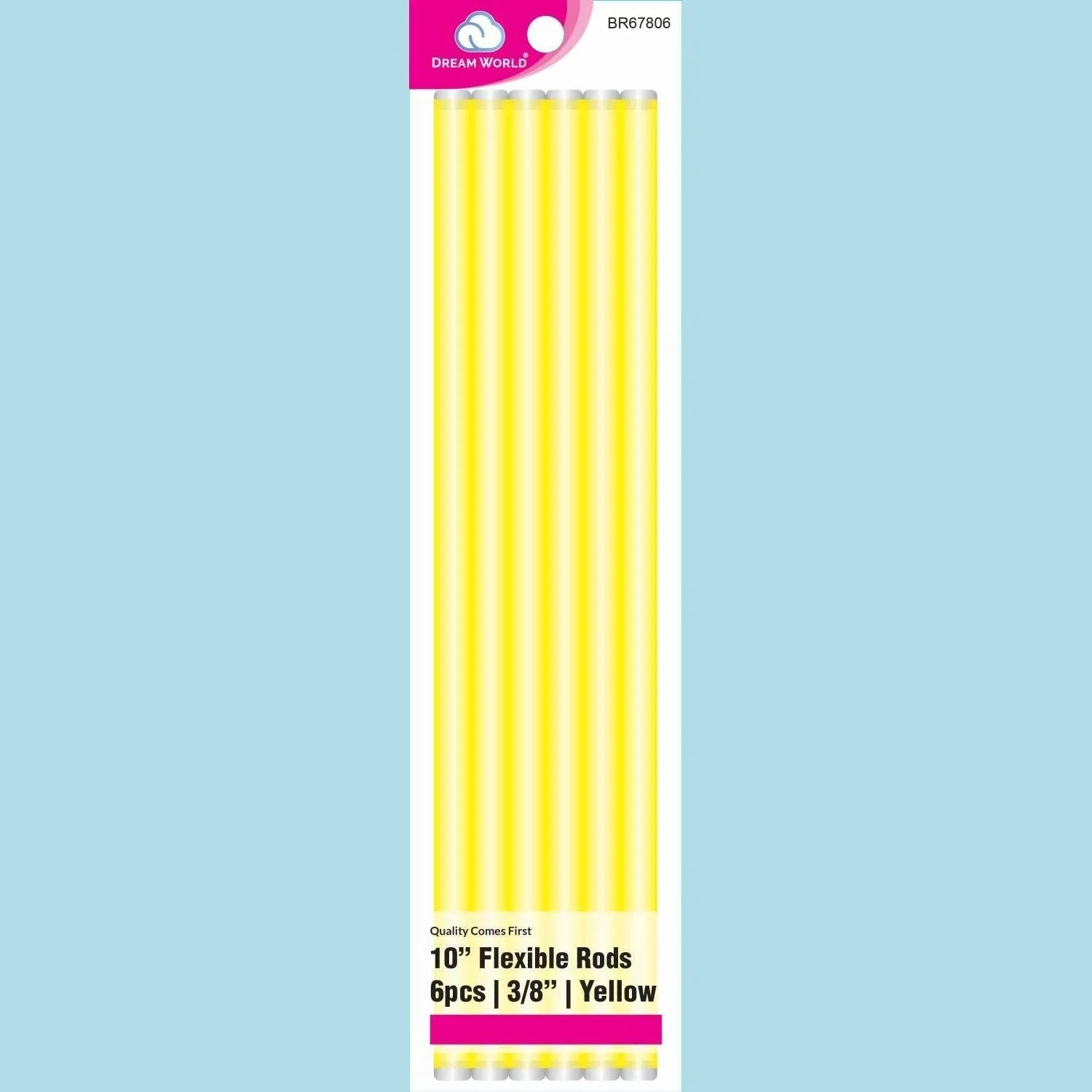 Brittny Rod Flex 10 Yellow 6Ct - 0.375 by BRITTNY