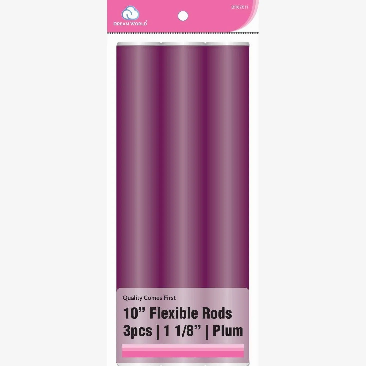 Brittny Rod Flex 10 Plum 3Ct - 1.125 by BRITTNY