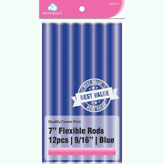 Brittny Rod Flex 7 V/P Blue 12Ct - 9/16 by BRITTNY