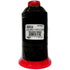 Brittny Jumbo Nylon Weaving Thread Black in a black and red spool, 130g, ideal for weaving machines and hair extensions.