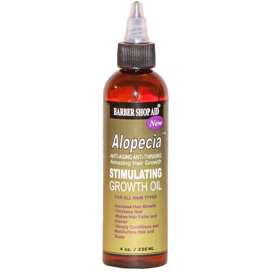 Barber Shop Aid Alopecia Stimulating Growth Oil 4Oz by Barber Shop Aid