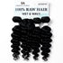 Packaged hair extensions with &