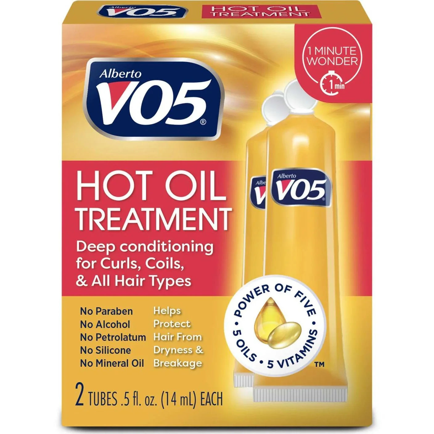 Vo5 Hot Oil Treatment Deep Conditioning For Curls And Coils by Vo5