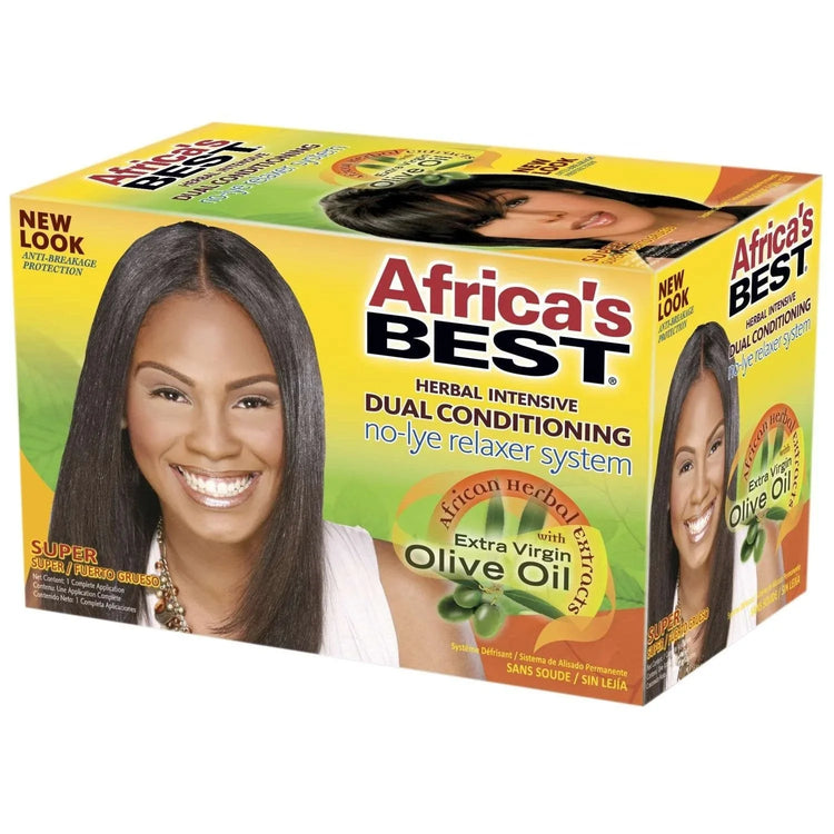 Africas Best No-Lye Relaxer Kit Super by AFRICAS BEST