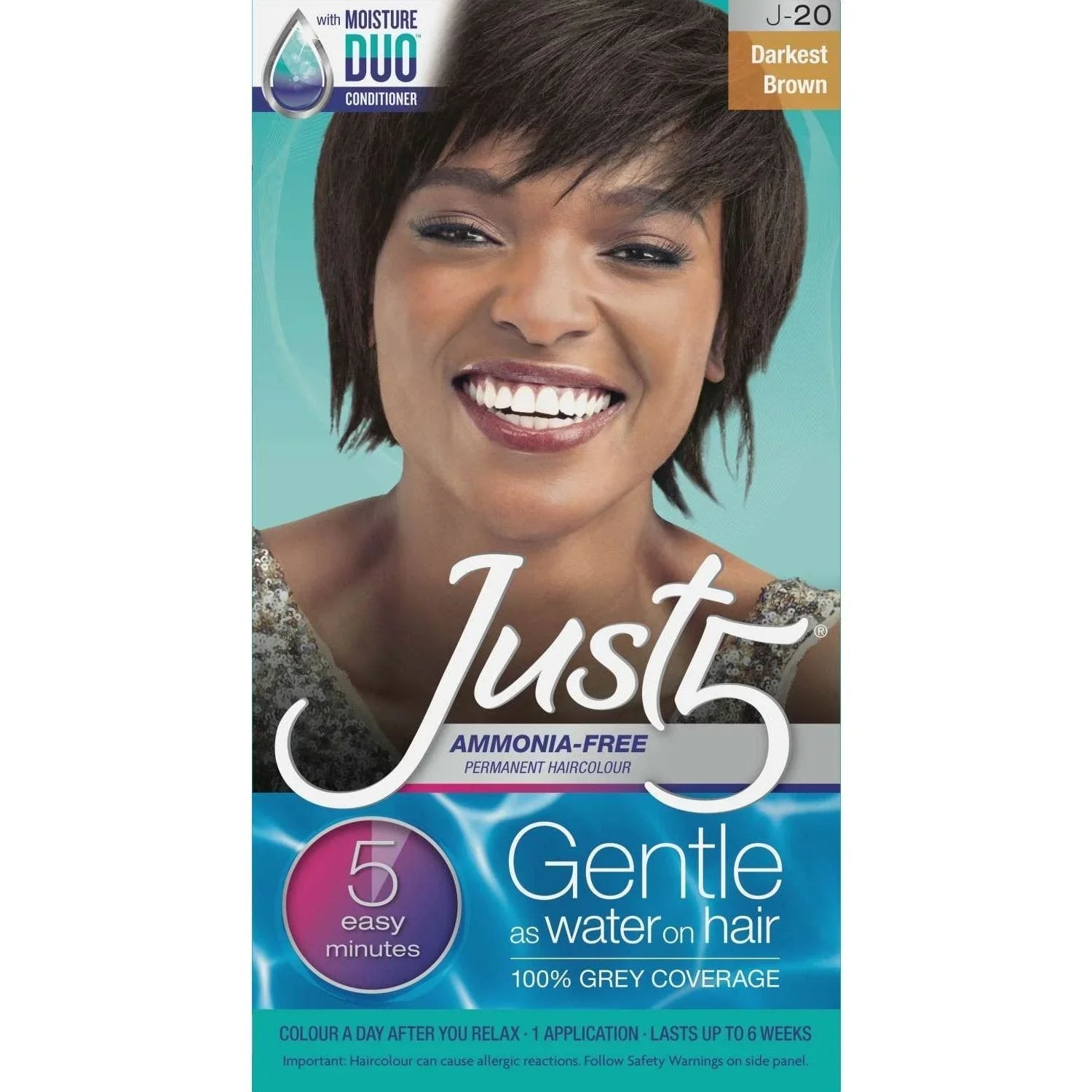 Just 5 Haircolor Darkest Brown by Just 5