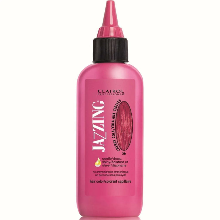 Clairol Jazzing Temporary Hair Color 56 Cherry Cola packaging, perfect for vibrant temporary hair color cherry cola.
