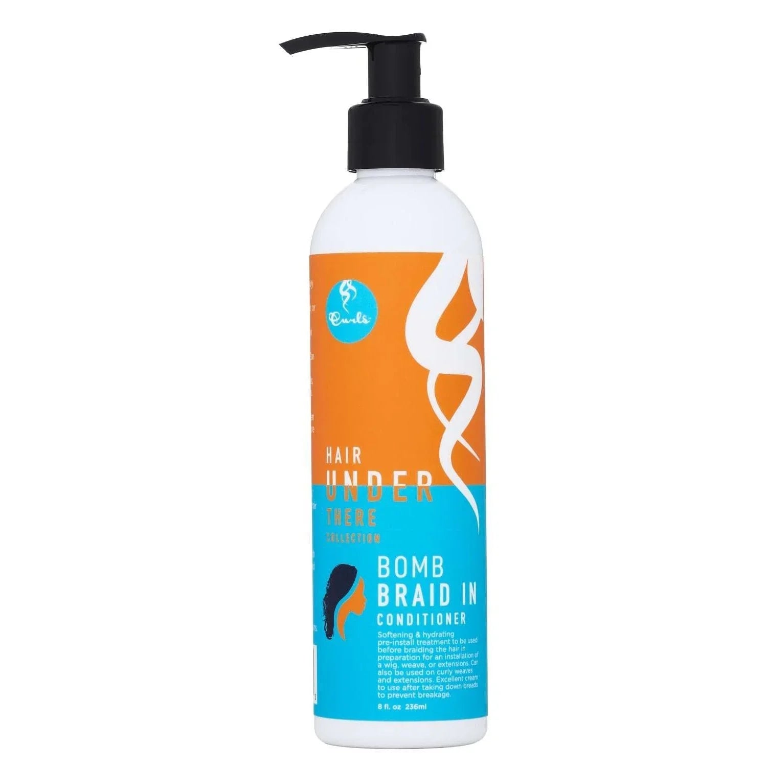 Curls Hair Under There Collection Bomb Braid In Conditioner by CURLS