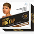 Dream Women stocking wig cap packaging showcasing dark brown color and professional design with 200 pieces.