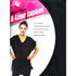 Dream Salon Wear X-Line Jacket Black, a salon wear jacket, featuring anti-static material and adjustable design.