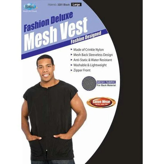 Dream Salon Wear -Mesh Vest Black by DREAM