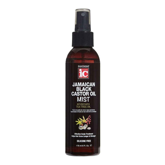 Fantasia Jamaican Black Castor Oil Mist spray bottle with pump, brown glass