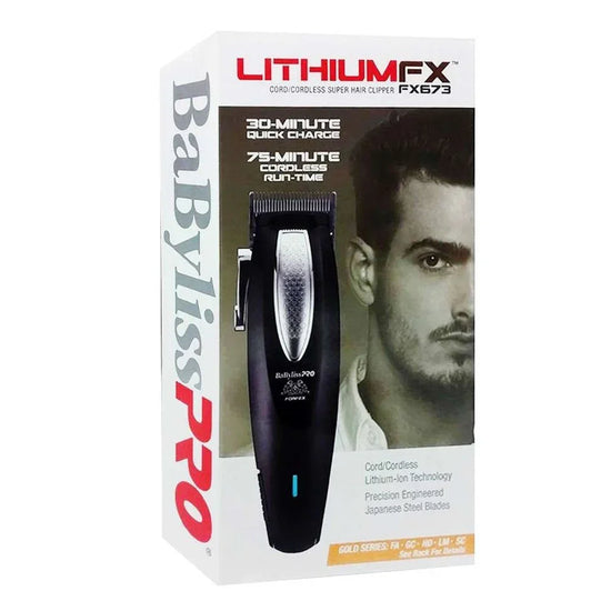 Babyliss Pro Lithiumfx Cordcordless Lithium Ergonomic Clipper by BABYLISS
