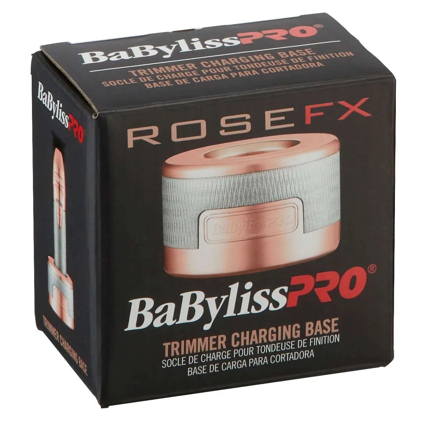 Metal Collection Trimmer Charging Base - Rose Gold by BABYLISS