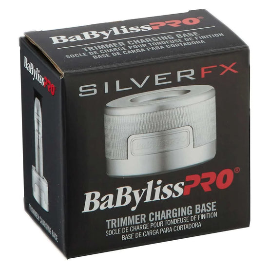 Metal Collection Trimmer Charging Base - Silver by BABYLISS