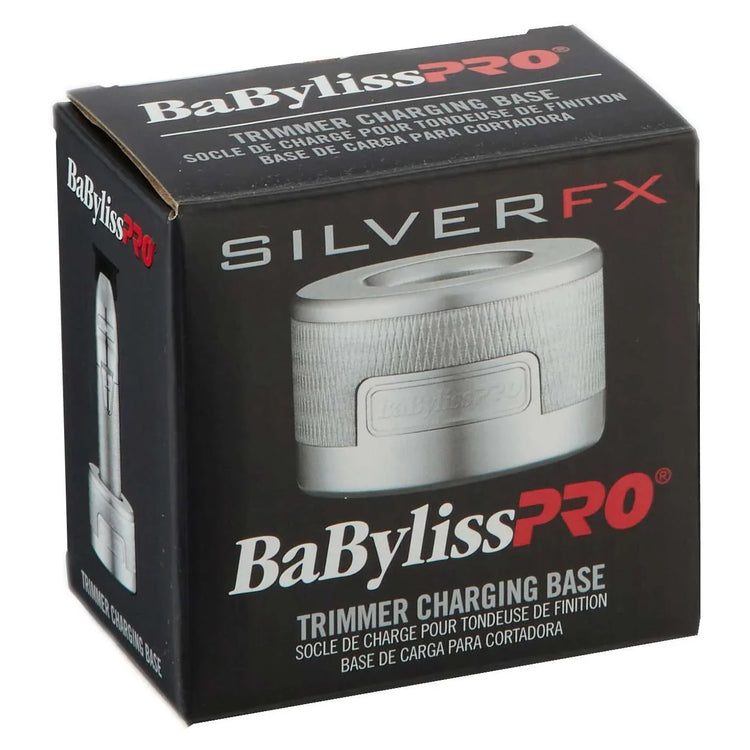 Metal Collection Trimmer Charging Base - Silver by BABYLISS