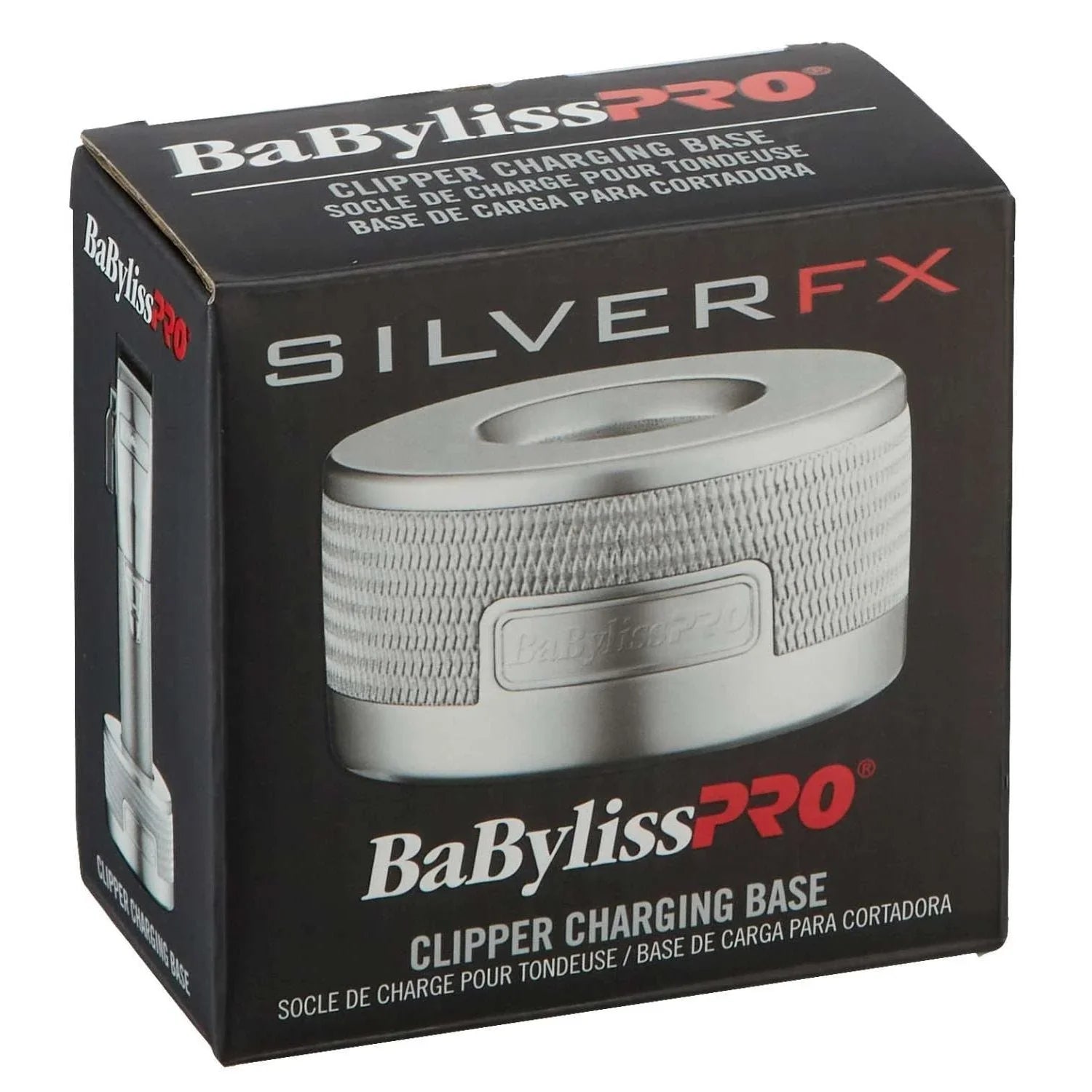 Metal Collection Clipper Charging Base - Silver by BABYLISS