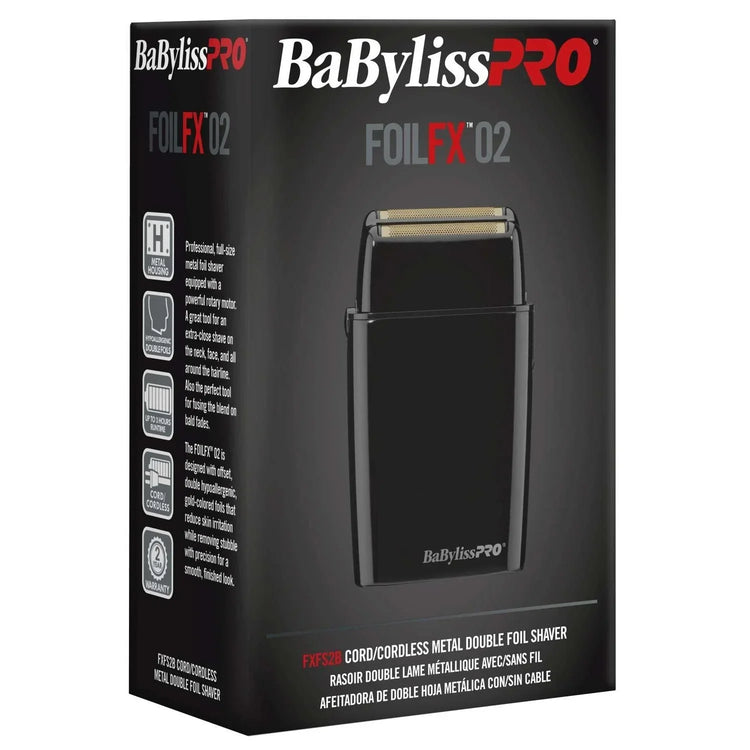 Blackfx Double Foil Shaver by BABYLISS
