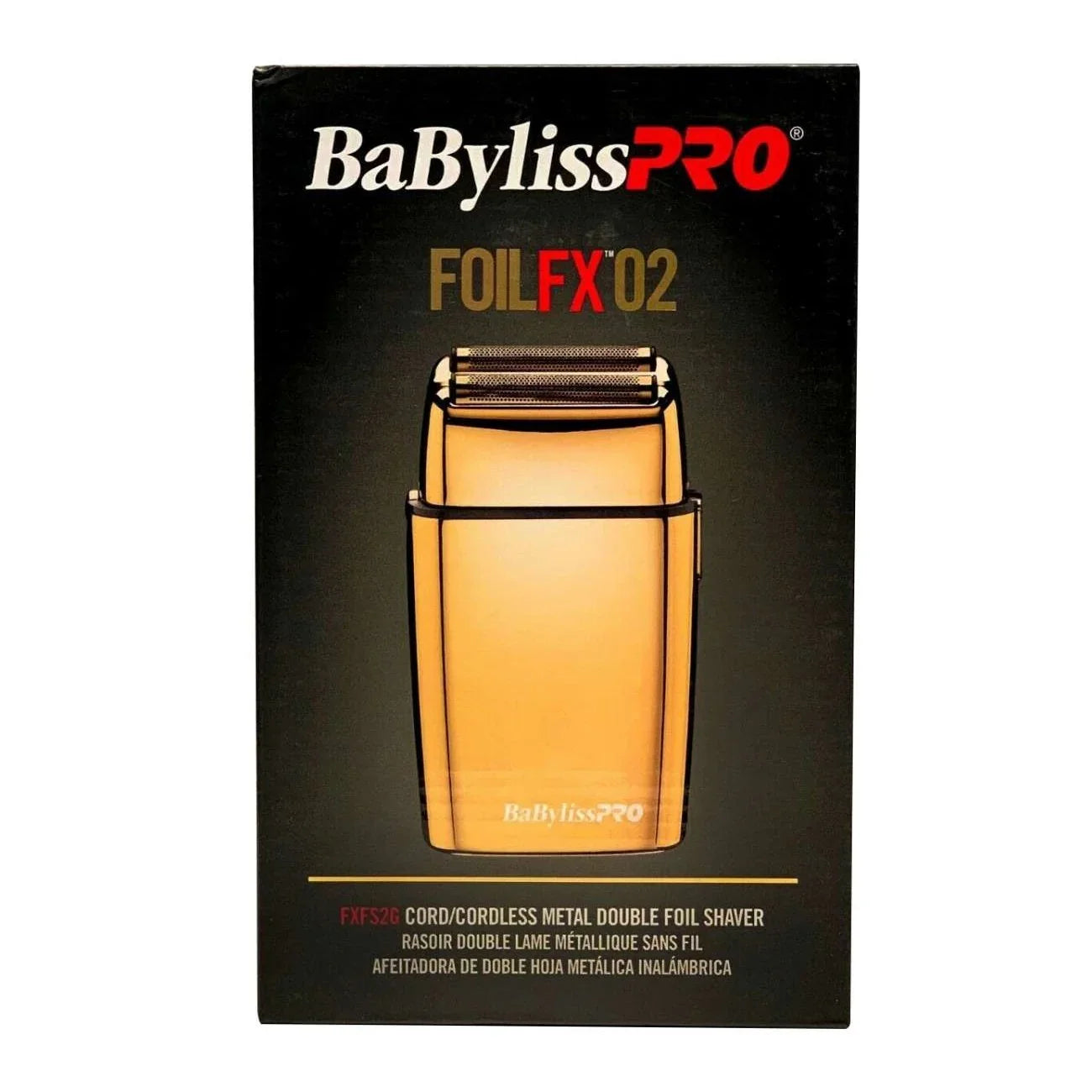 Babylisspro Foilfx02 Cordless Gold Metal Double Foil Shaver by BABYLISS