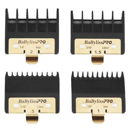 BabylissPro Premium Trimmer Guards 4 Comb Attachments by BABYLISS