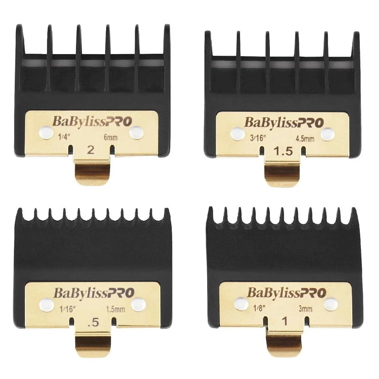 BabylissPro Premium Trimmer Guards 4 Comb Attachments by BABYLISS