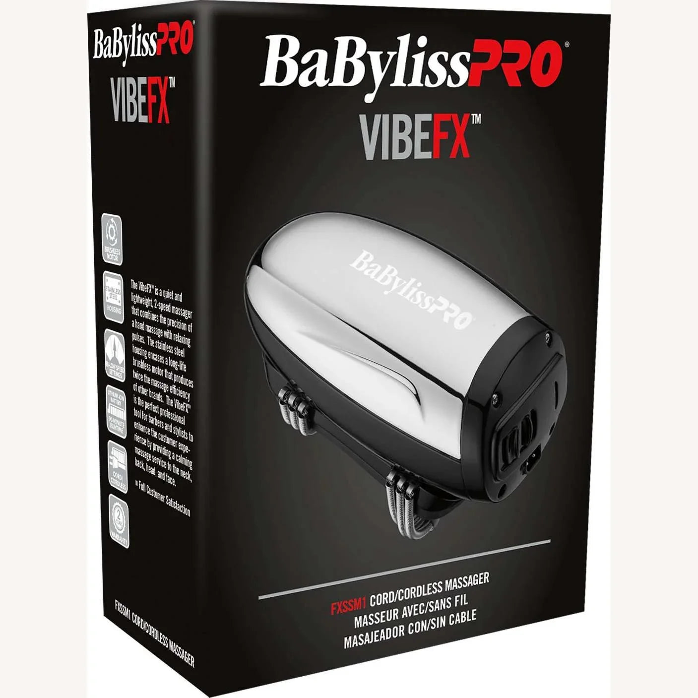 Babylisspro Vibefx Cordcordless Massager by BABYLISS