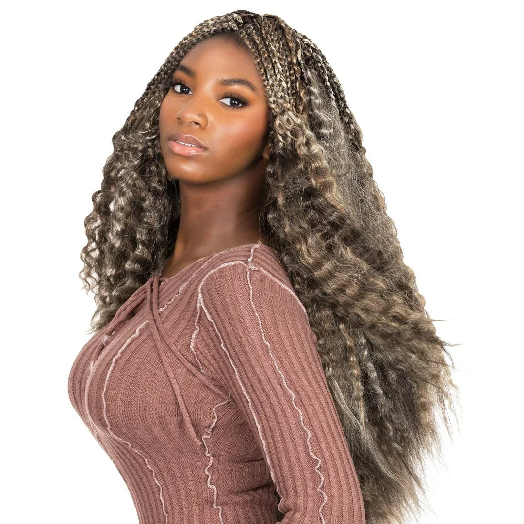Queen B Goddess Box Braids Wet & Wavy - 22" by Queen B
