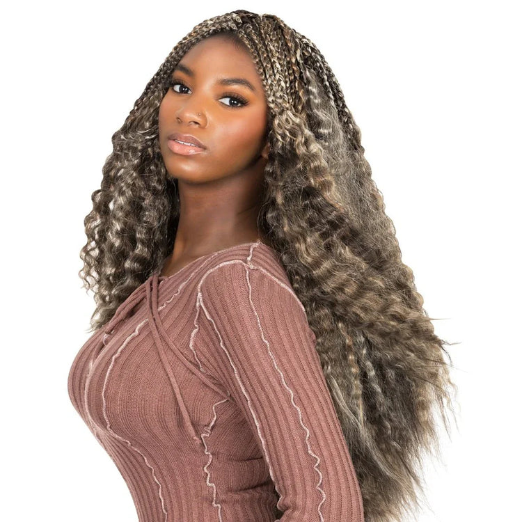 Queen B Goddess Box Braids Wet & Wavy - 22" by Queen B